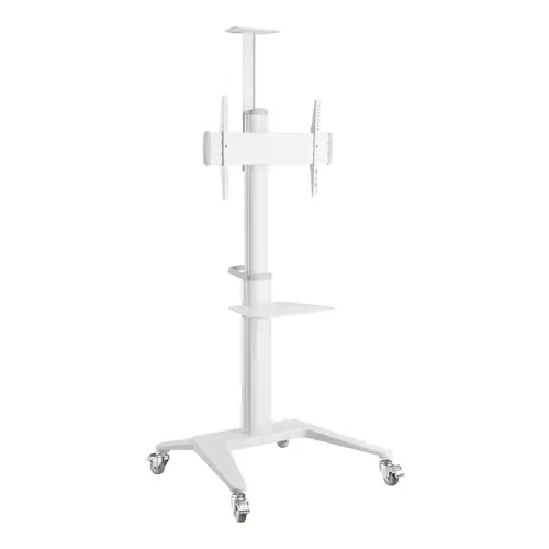 Techly ICA-TR48W stojak do multimediów Biały Płaski panel Karta multimedialna