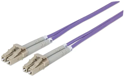 Intellinet 750882 kabel InfiniBand / światłowodowy 2 m LC Fioletowy