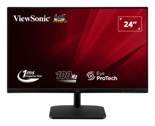 Viewsonic VA2432-H-2 monitor komputerowy 61 cm (24 ) 1920 x 1080 px Full HD LED Czarny