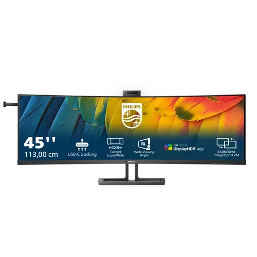 Philips 6000 series 45B1U6900CH/00 monitor komputerowy 113 cm (44.5") 5120 x 1440 px UltraWide Dual Quad HD LED Czarny