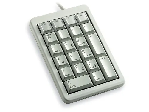 CHERRY G84-4700 klawiatura numeryczna Laptop/PC USB Szary, szara, układ amerykański