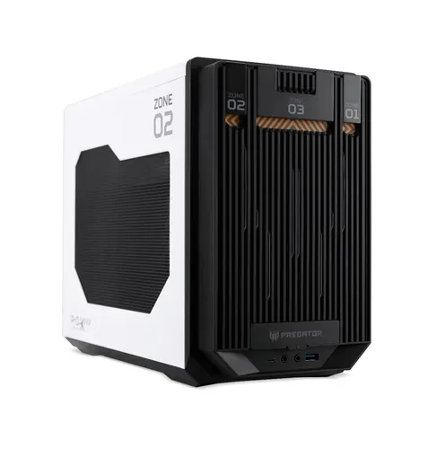 Acer DC.Z3XEE.001 zabezpieczenia & uchwyty komputerów Desktop Czarny, Biały
