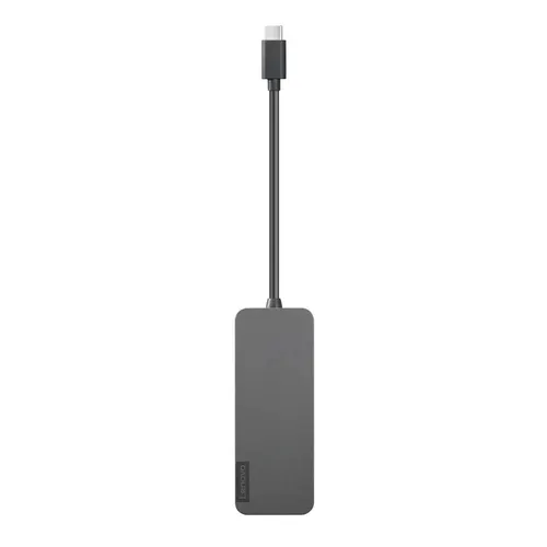 Lenovo 4X90X21427 huby i koncentratory USB 3.2 Gen 2 (3.1 Gen 2) Type-C 20000 Mbit/s Szary