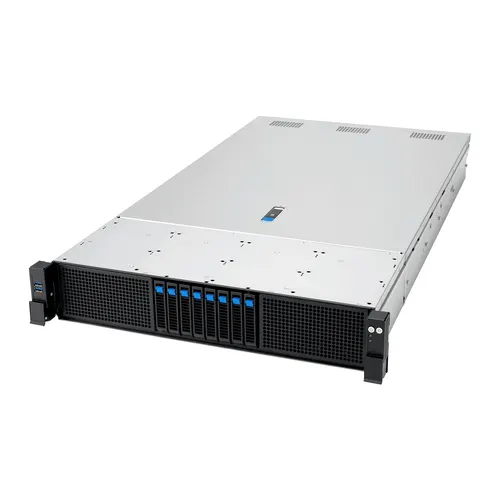 ASUS RS720A-E13-RS8G Socket SP5 Rack (2U) Czarny, Srebrny