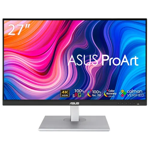 ASUS ProArt PA279CV monitor komputerowy 68,6 cm (27") 3840 x 2160 px 4K Ultra HD LED Czarny, Srebrny