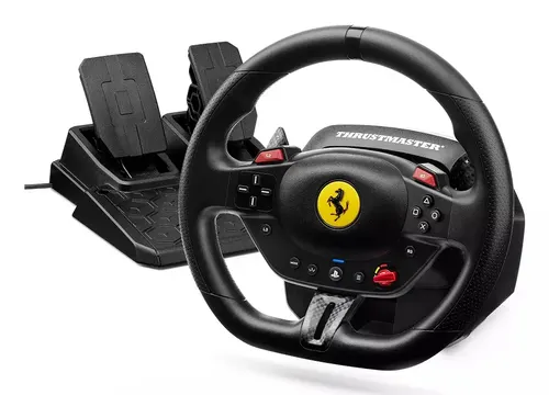 Thrustmaster T98-P Ferrari 296 GTB Czarny USB Kierownica + pedały Analogowa/Cyfrowa PC, PlayStation 4, PlayStation 5