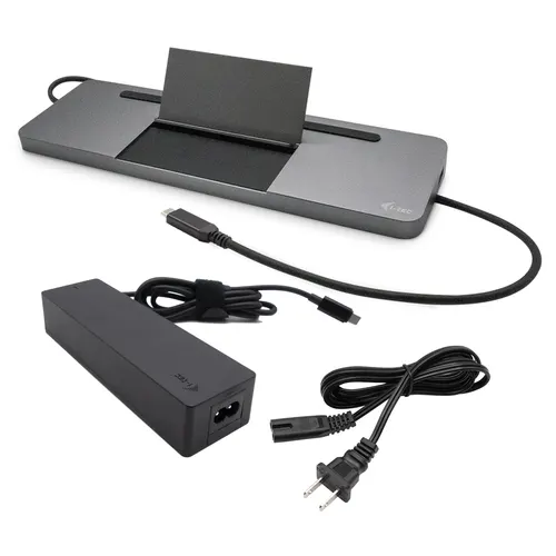 i-tec Metal C31FLATPRO100 stacja dokująca Przewodowa USB 3.2 Gen 1 (3.1 Gen 1) Type-C Szary