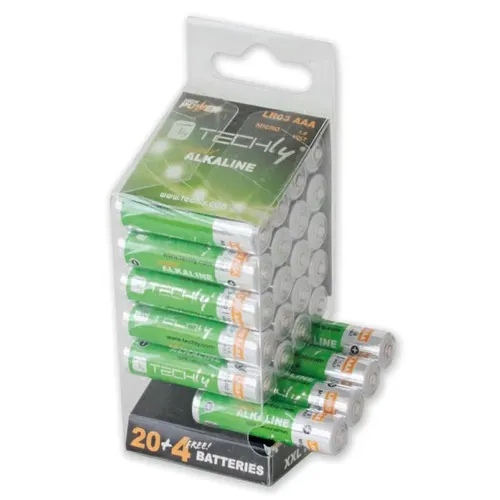 Techly LR03 AAA 1.5V Jednorazowa bateria Alkaliczny, 24 szt.