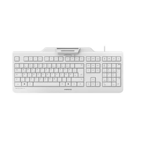 CHERRY SECURE BOARD 1.0 klawiatura Biuro USB QWERTZ Niemiecki Szary