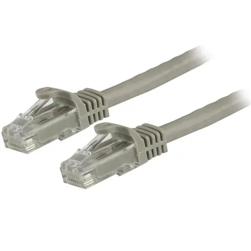 StarTech.com N6PATC150CMGR kabel sieciowy Szary 1,5 m Cat6 U/UTP (UTP)
