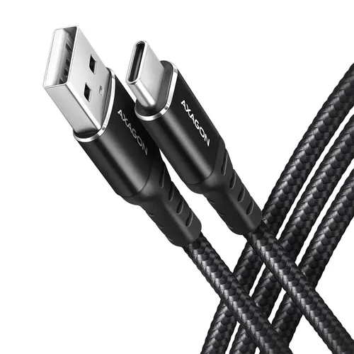 Axagon BUCM-AM10AB kabel USB USB 2.0 1 m USB A USB C 0,48 Gbit/s Czarny