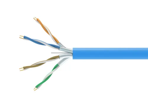 Equip 404546 kabel sieciowy Niebieski 305 m Cat6a U/FTP (STP) Okrągły