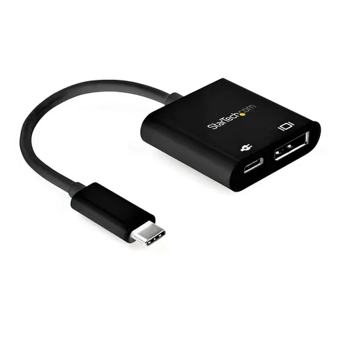 StarTech.com CDP2DP14UCPB zewnętrzna karta graficzna usb 7680 x 4320 px Czarny