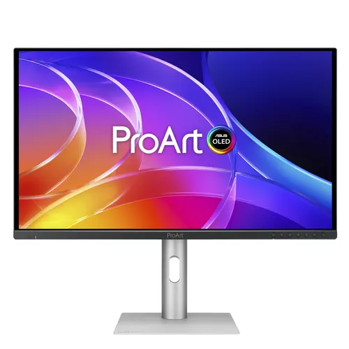 ASUS ProArt OLED PA279CDV monitor komputerowy 67,3 cm (26.5") 3840 x 2160 px 4K Ultra HD QD-OLED Czarny, Srebrny