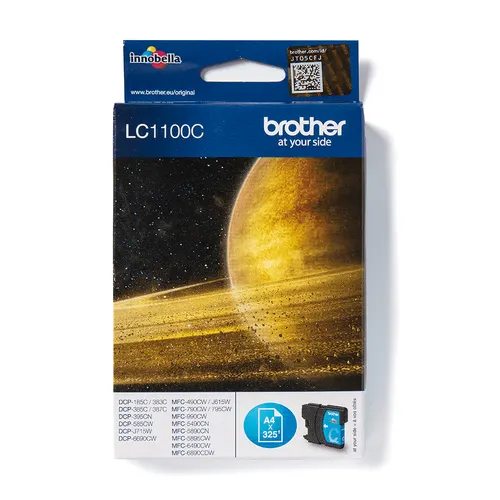 Brother LC1100C nabój z tuszem 1 szt. Oryginalny Cyjan