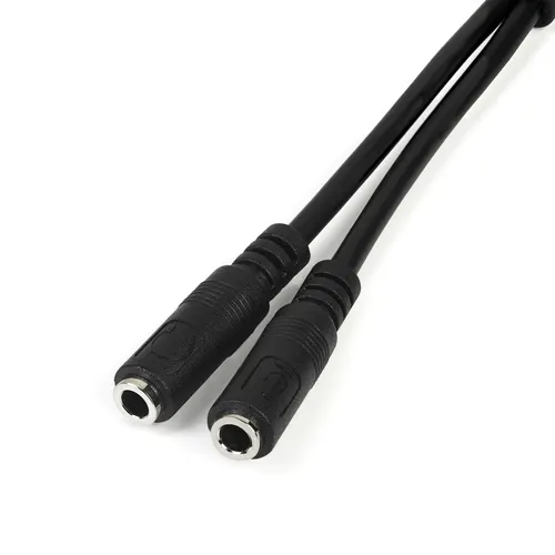StarTech.com MUYHSMFF rozgałęźnik audio Czarny