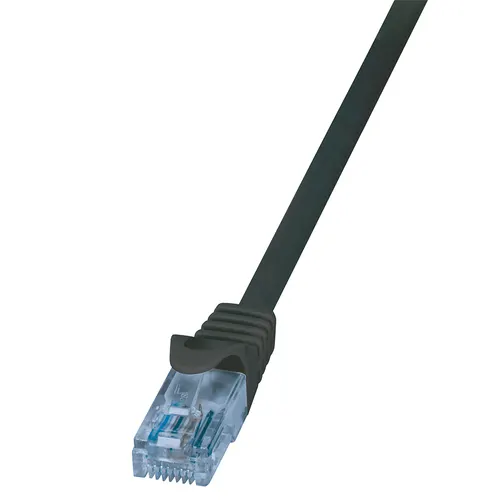 LogiLink CP3063U kabel sieciowy Czarny 3 m Cat6a U/UTP (UTP)