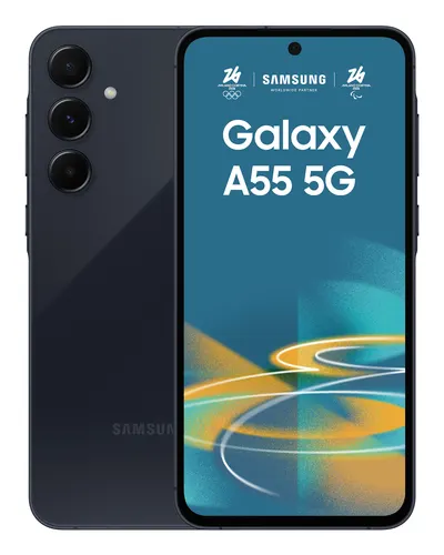 Samsung Galaxy A55 5G SM-A556 16,8 cm (6.6") Hybrid Dual SIM Android 14 USB Type-C 8 GB 256 GB 5000 mAh Granatowy (marynarski)