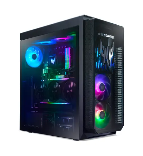 Acer Predator Orion 7000 PO7-660 Intel Core Ultra 9 285K 64 GB DDR5-SDRAM 2 TB SSD NVIDIA GeForce RTX 5090 Windows 11 Home Desktop PC Czarny