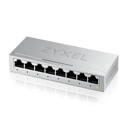 Zyxel GS-108BV5-EU0101F przełącznik sieciowy Nie zarządzany L2 Gigabit Ethernet (10/100/1000)