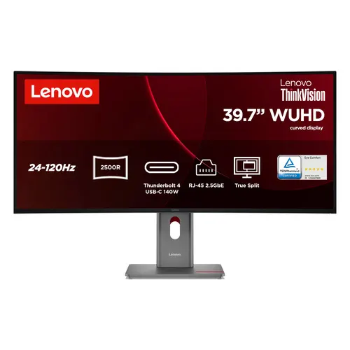 Lenovo ThinkVision P40WD-40 monitor komputerowy 100,8 cm (39.7") 5120 x 2160 px LCD Czarny