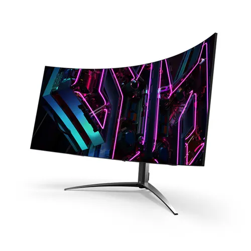 Acer Predator X45bmiiphuzx monitor komputerowy 113 cm (44.5") 3440 x 1440 px 4K Ultra HD OLED Czarny