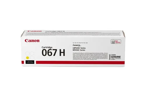 Canon 067H kaseta z tonerem 1 szt. Oryginalny Żółty