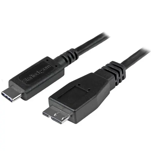 StarTech.com USB31CUB50CM kabel USB USB 3.2 Gen 2 (3.1 Gen 2) 0,5 m USB C Micro-USB B 10 Gbit/s Czarny