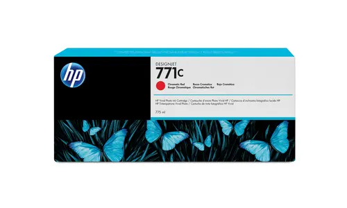 HP Czerwony chromatyczny wkład atramentowy 771C DesignJet 775 ml