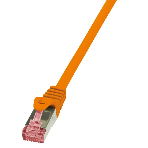 LogiLink 0.25m Cat.6 S/FTP kabel sieciowy Pomarańczowy 0,25 m Cat6 S/FTP (S-STP)