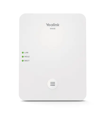 Yealink W80B stacja bazowa DECT Biały