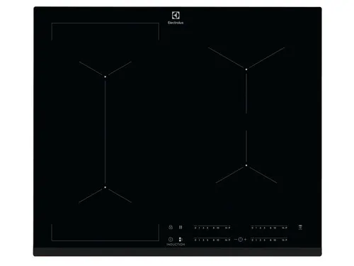 Electrolux EIV634 Czarny Wbudowany 60 cm Płyta indukcyjna strefowa 4 stref(y)