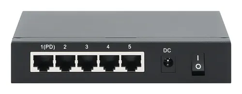 Intellinet PoE-Powered 5x Gigabit Gigabit Ethernet (10/100/1000) Obsługa PoE Czarny
