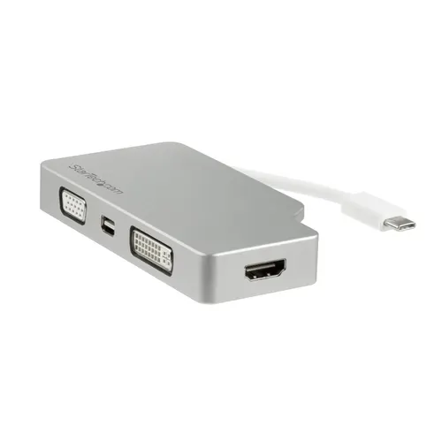 StarTech.com CDPVGDVHDMDP zewnętrzna karta graficzna usb 3840 x 2160 px Srebrny
