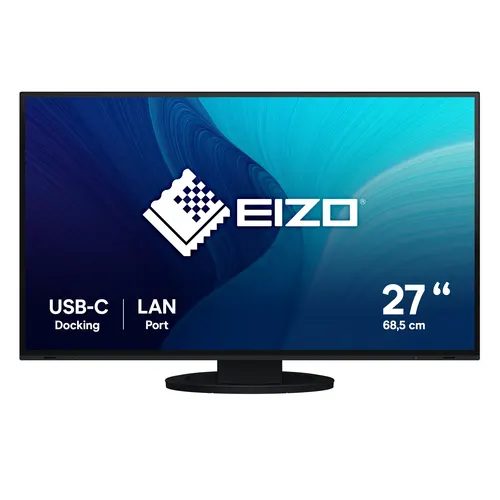 EIZO FlexScan EV2795-BK monitor komputerowy 68,6 cm (27") 2560 x 1440 px Quad HD LCD Czarny