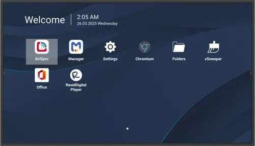 Viewsonic CDE4314-2C signage display Płaski panel Digital Signage 109,2 cm (43") LCD Wi-Fi 500 cd/m² 4K Ultra HD Czarny Procesor wbudowany Android 14 24/7