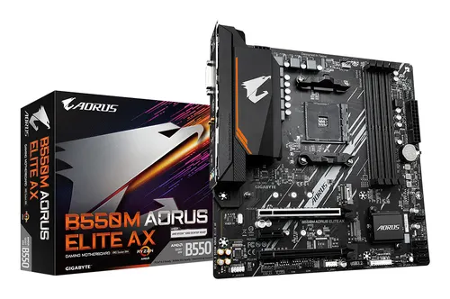 GIGABYTE B550M AORUS ELITE AX płyta główna AMD B550 Socket AM4 micro ATX