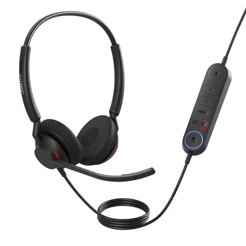 Jabra Engage 40 Zestaw słuchawkowy Przewodowa Opaska na głowę Biuro/centrum telefoniczne USB Type-C, stereo, Inline Link, Microsoft Teams, USB-C