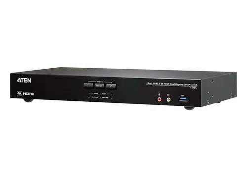 ATEN CS1842-AT-G przełącznik KVM Czarny