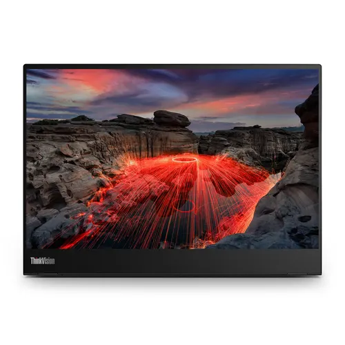 Lenovo ThinkVision M14t Gen 2 monitor komputerowy 35,6 cm (14") 2240 x 1400 px 2.2K LED Ekran dotykowy Czarny