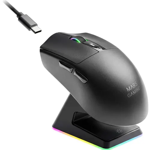 Mars Gaming MMWELITE myszka Dla praworęcznych Bluetooth Optyczny 20000 DPI