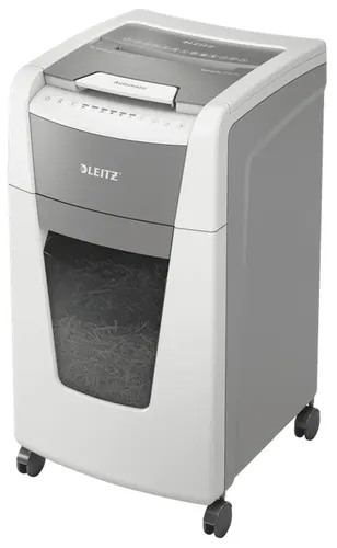 Leitz 80150000 niszczarka Rozdrabnianie krzyżowe 55 dB 22 cm Szary, Biały
