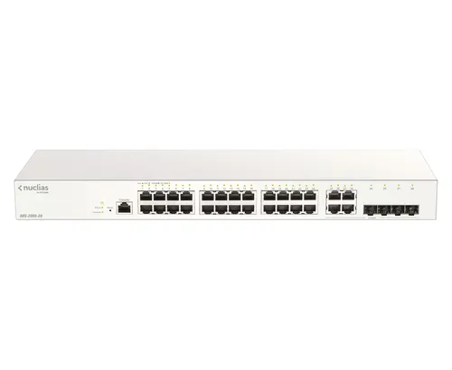 D-Link DBS-2000-28 przełącznik sieciowy Zarządzany L2 Gigabit Ethernet (10/100/1000) Szary