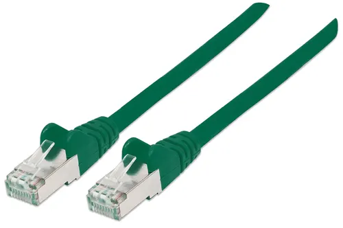 Intellinet Cat5e, SFTP, 3m kabel sieciowy Zielony SF/UTP (S-FTP)