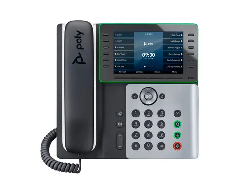 HP Poly Telefon IP Poly Edge E550 z obsługą funkcji PoE