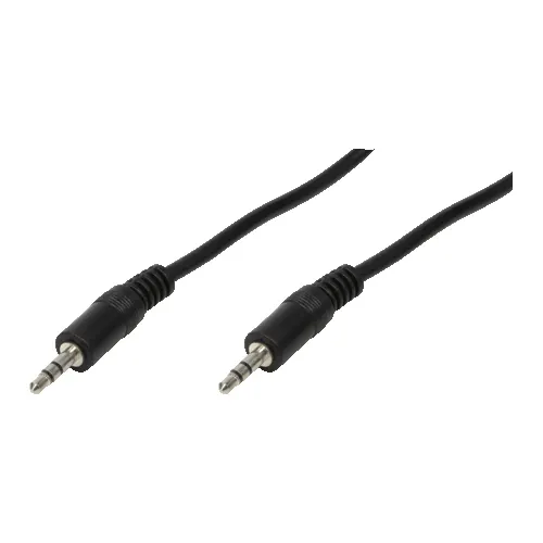 LogiLink 3.5mm - 3.5mm, 3m kabel audio Czarny (CA1051)