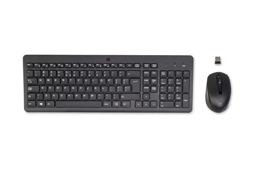 HP Połączenie bezprzewodowej myszy optycznej 330 z klawiaturą, układ angielski (EU)