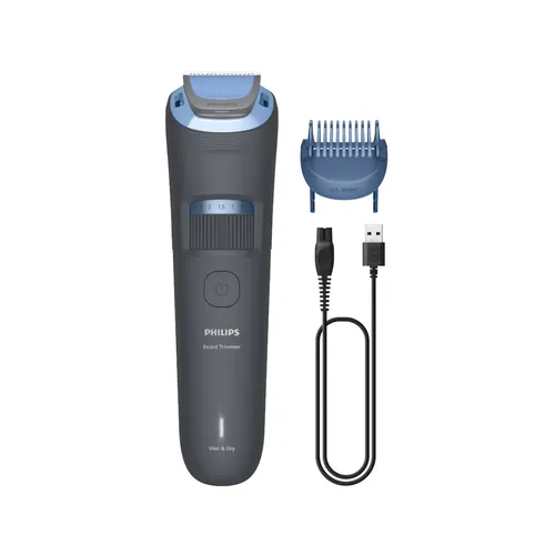 Philips Trymer do brody seria 3000 BT3617/15 Pielęgnacja brody dzięki zaokrąglonym ostrzom