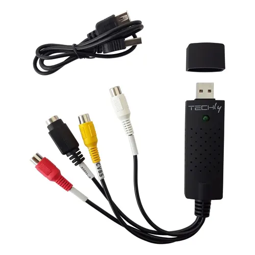 Techly I-USB-VIDEO-700TY konwerter sygnału wideo 720 x 576 px