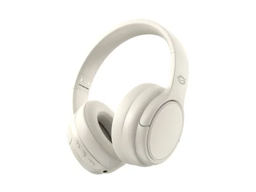 Conceptronic PARRIS03C słuchawki/zestaw słuchawkowy Przewodowy i Bezprzewodowy Opaska na głowę Muzyka Bluetooth Kremowy